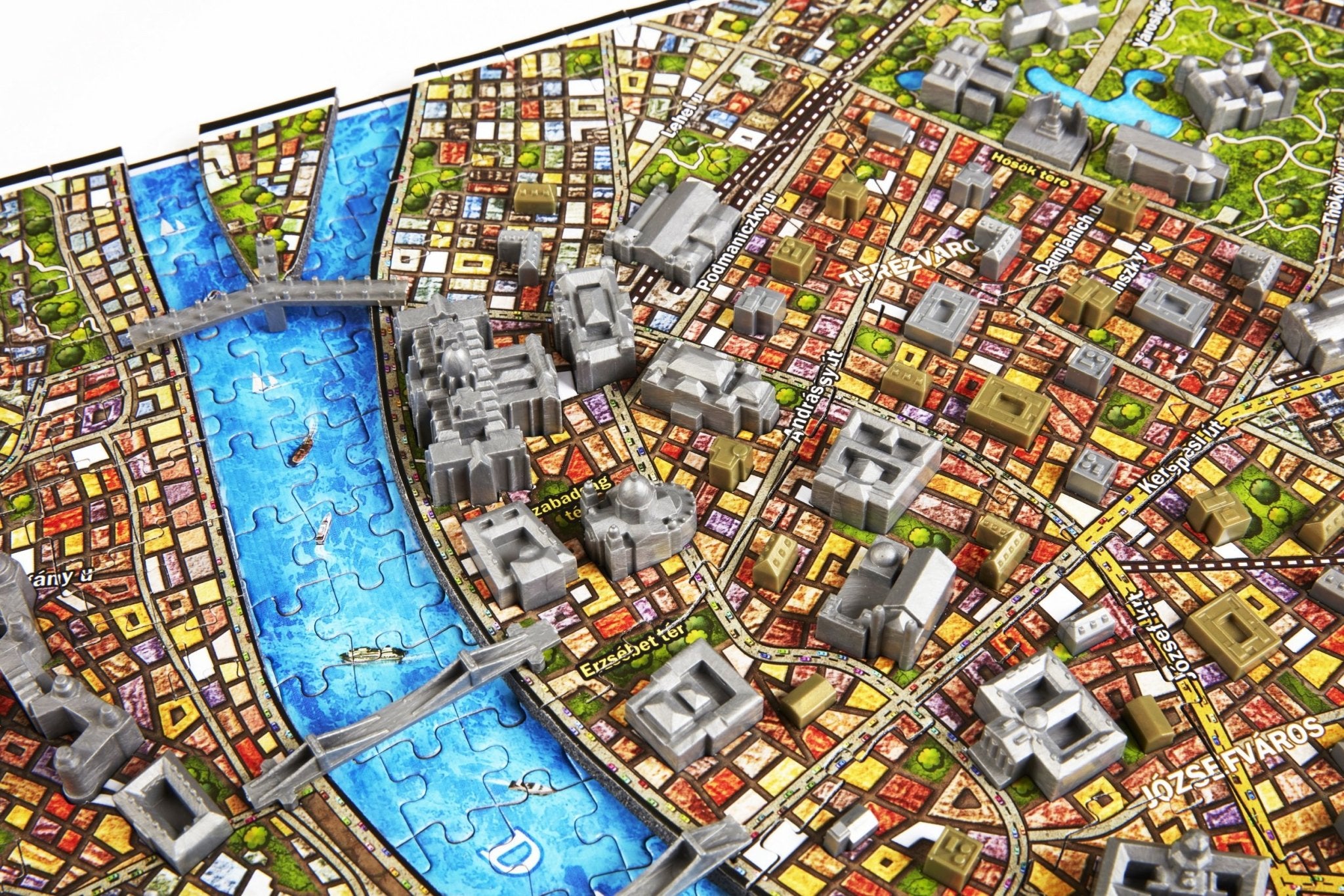 4D Cityscape Budapest Time Puzzle - 4DPuzz - 4DPuzz