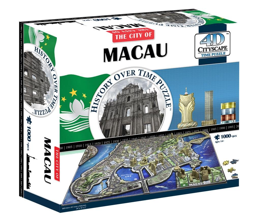 4D Cityscape Macau Time Puzzle - 4DPuzz - 4DPuzz
