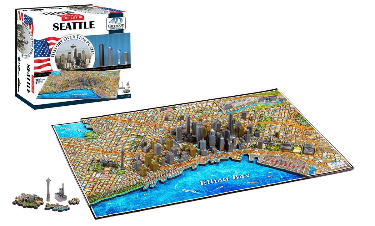 【未組立】４Ｄ ＴＩＭＥ　ＰＵＺＺＬＥ　香港 4D Cityscape Hong Kong Time Puzzle | 4D Puzzle | 4D Cityscape
