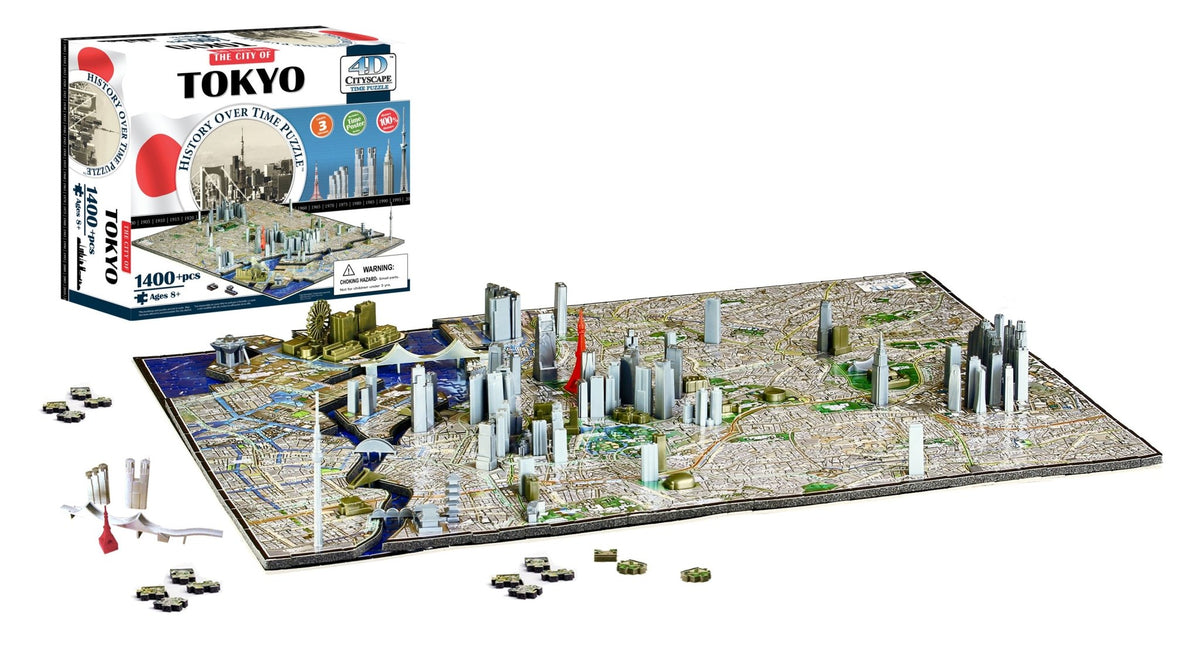 1400ピース パズル 4D CITY SCAPE TIME PUZZLE 東京 4D Cityscape Tokyo Time Puzzle | 4D Puzzle | 4D Cityscape
