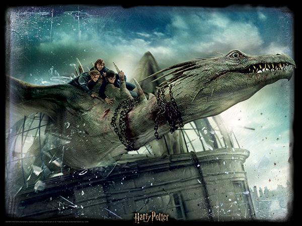 Lenticular 3D Puzzle: Harry Potter Dragon - 4DPuzz - 4DPuzz