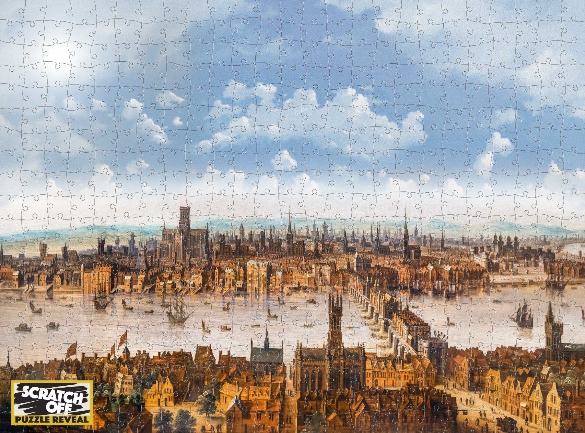 Scratch OFF History Puzzle : London - 4DPuzz - 4DPuzz
