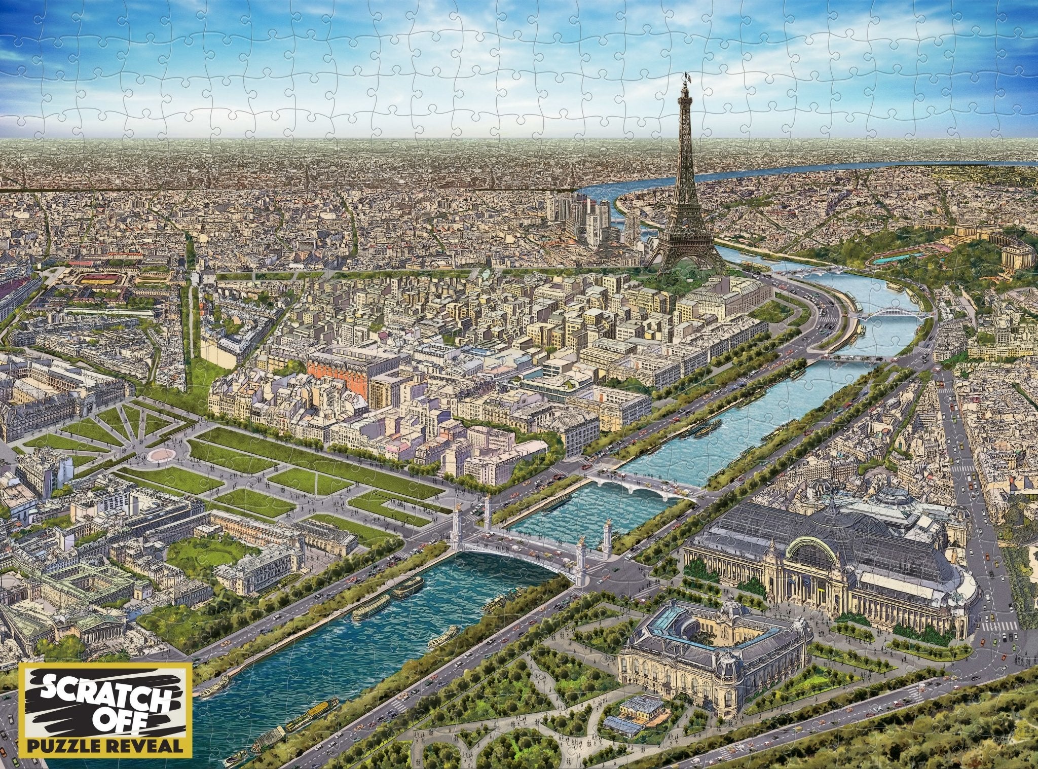 Scratch OFF History Puzzle : Paris - 4DPuzz - 4DPuzz