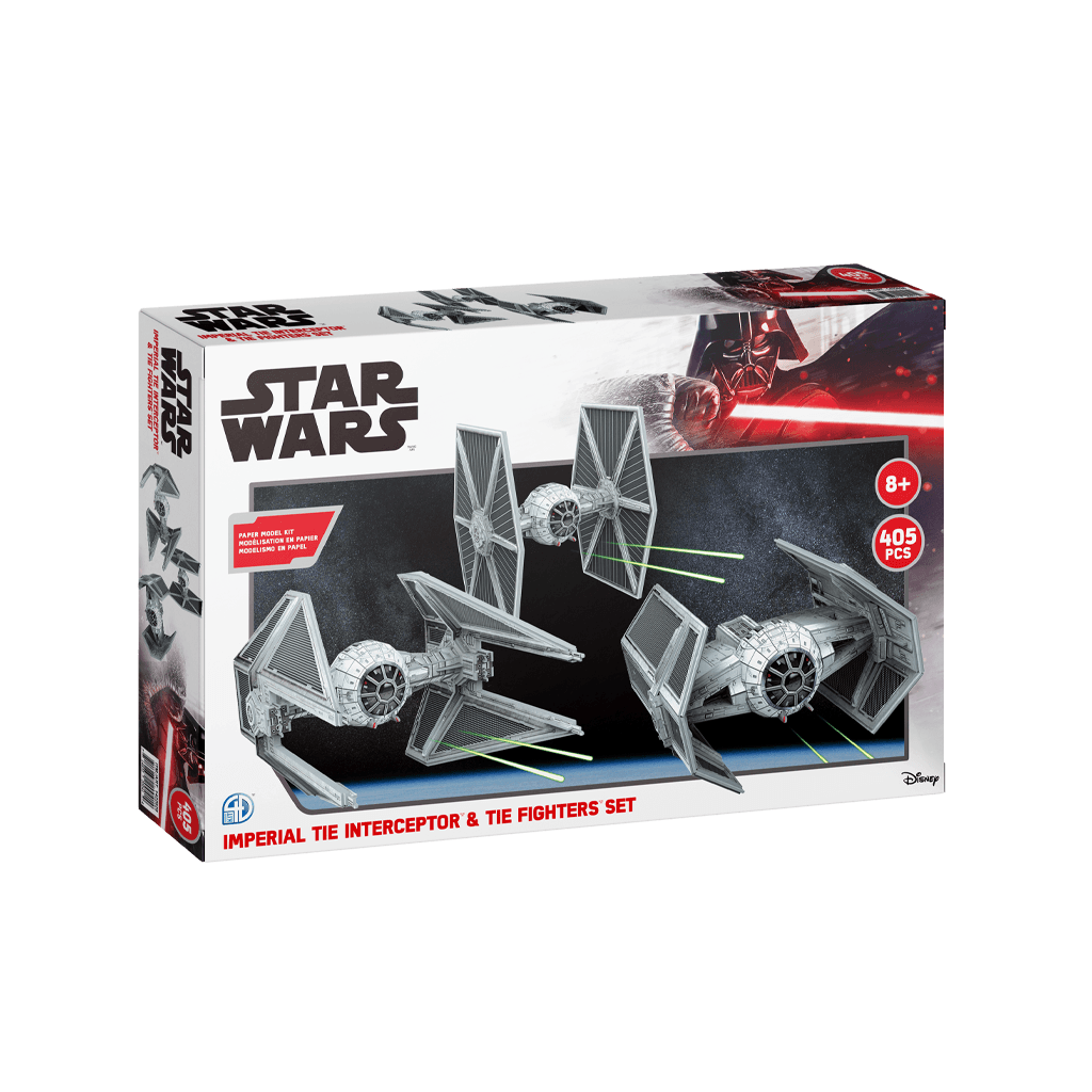 Star Wars Imperial Interceptor & TIE Fighter Set4D Puzzle | 4D Cityscape4D Puzz