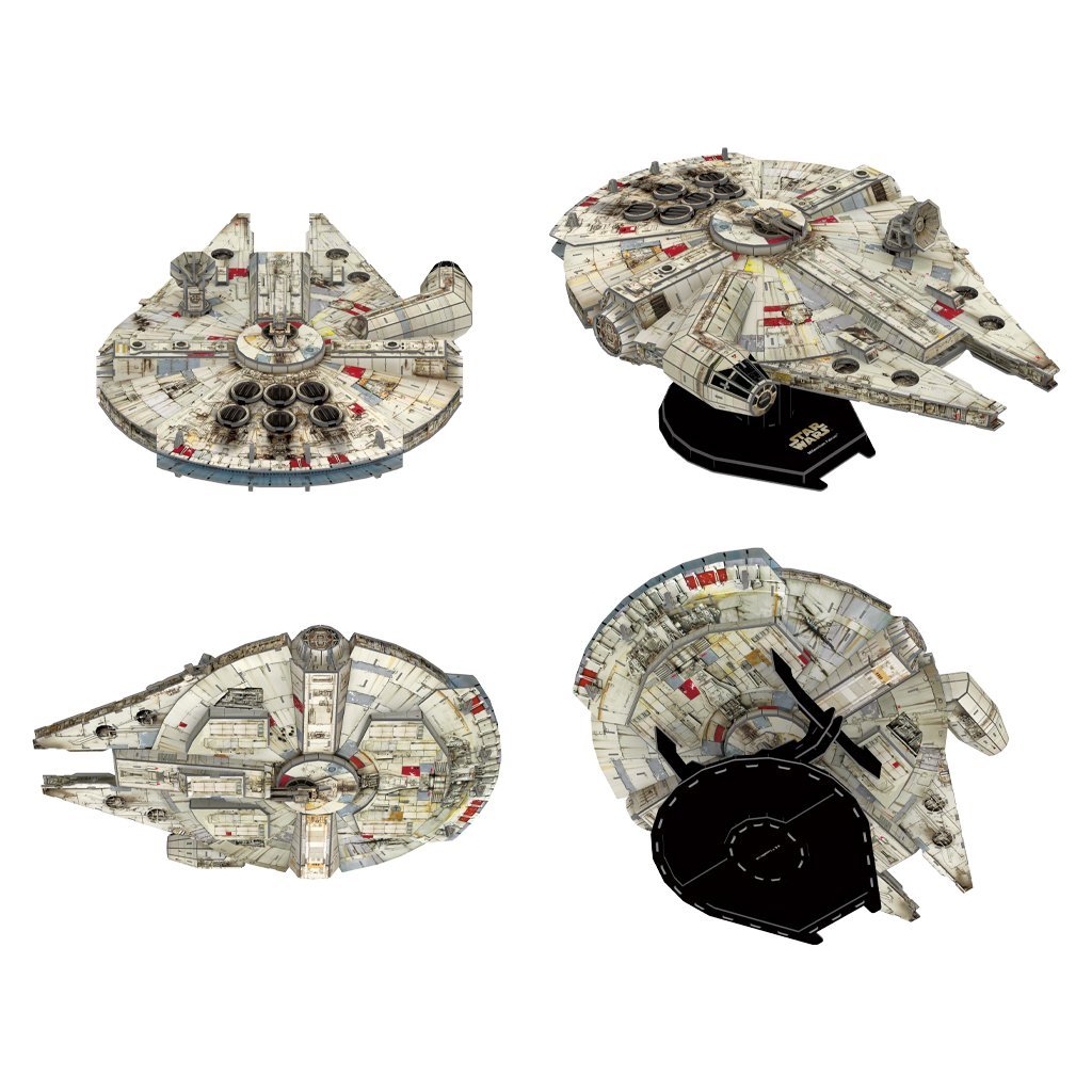 Star Wars Millennium Falcon Paper Model Kit4D Puzzle | 4D Cityscape4D Puzz