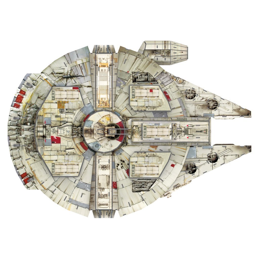 Star Wars Millennium Falcon Paper Model Kit4D Puzzle | 4D Cityscape4D Puzz