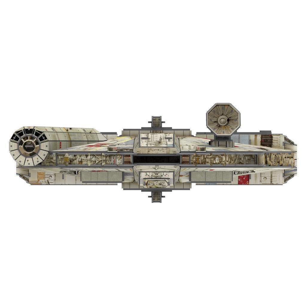 Star Wars Millennium Falcon Paper Model Kit4D Puzzle | 4D Cityscape4D Puzz