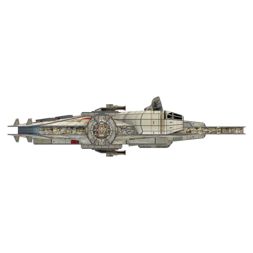 Star Wars Millennium Falcon Paper Model Kit4D Puzzle | 4D Cityscape4D Puzz