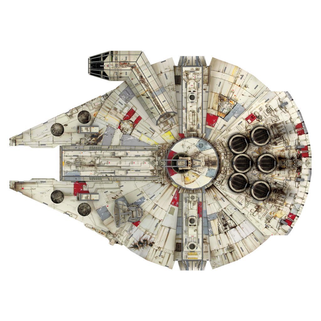 Star Wars Millennium Falcon Paper Model Kit4D Puzzle | 4D Cityscape4D Puzz