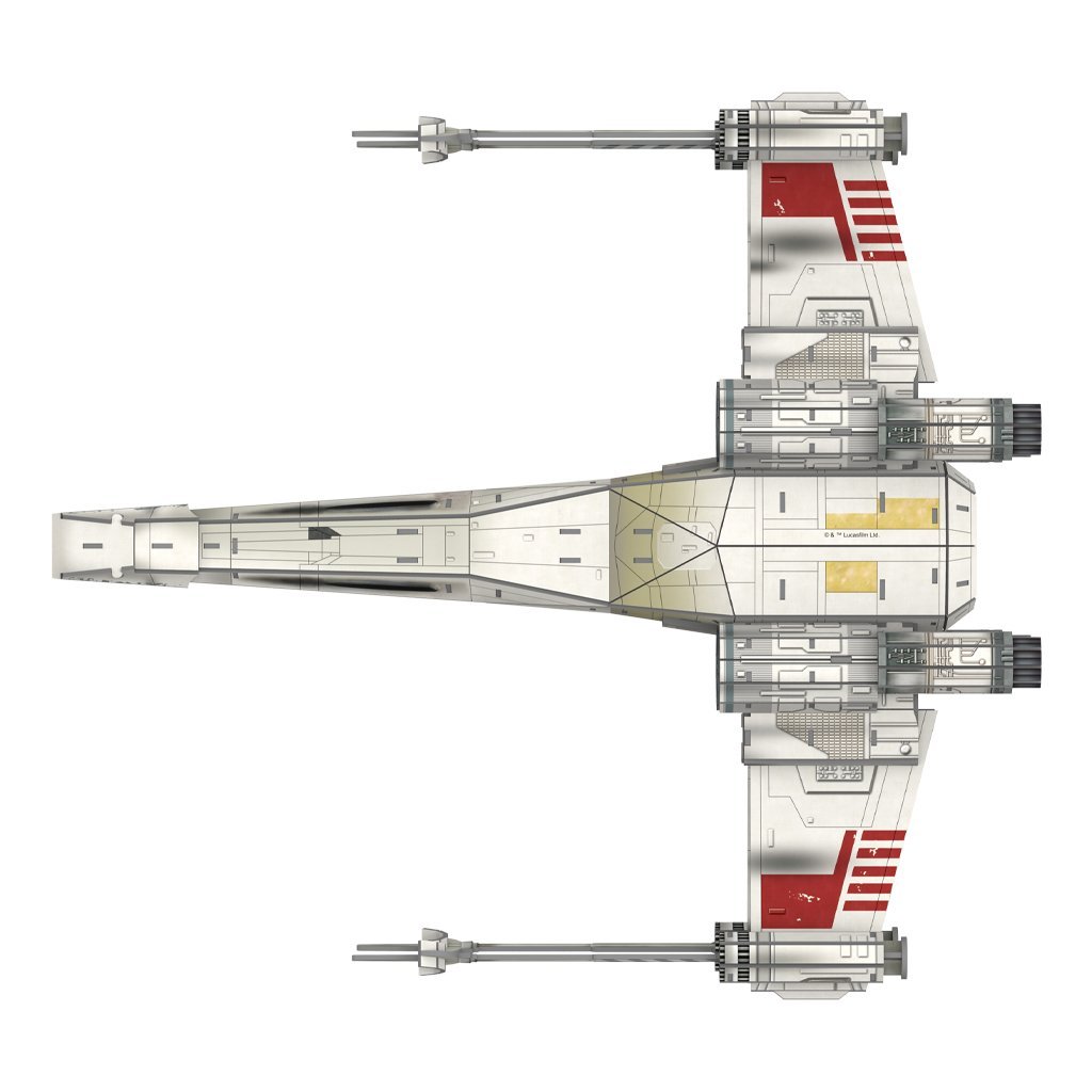 Star Wars T-65 X-Wing Starfighter Paper Model Kit4D Puzzle | 4D Cityscape4D Puzz