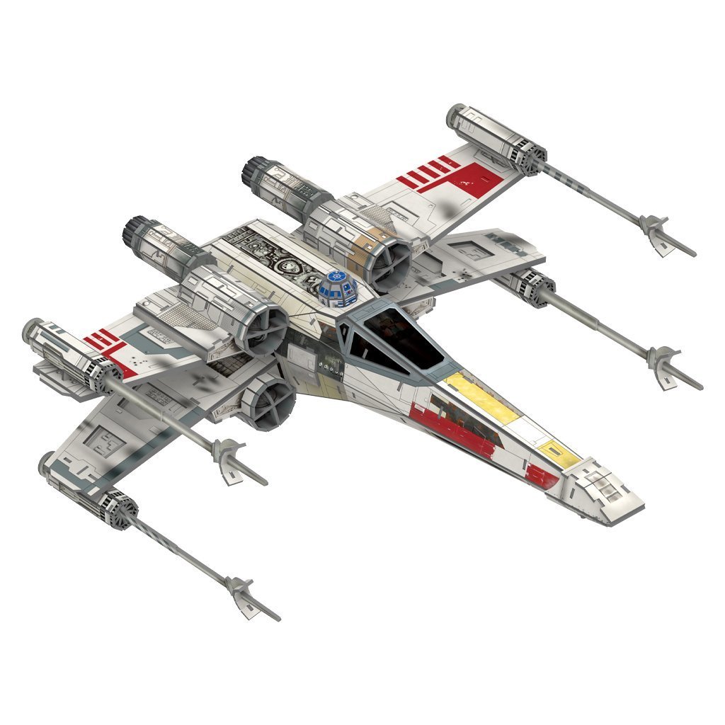 Star Wars T-65 X-Wing Starfighter Paper Model Kit4D Puzzle | 4D Cityscape4D Puzz