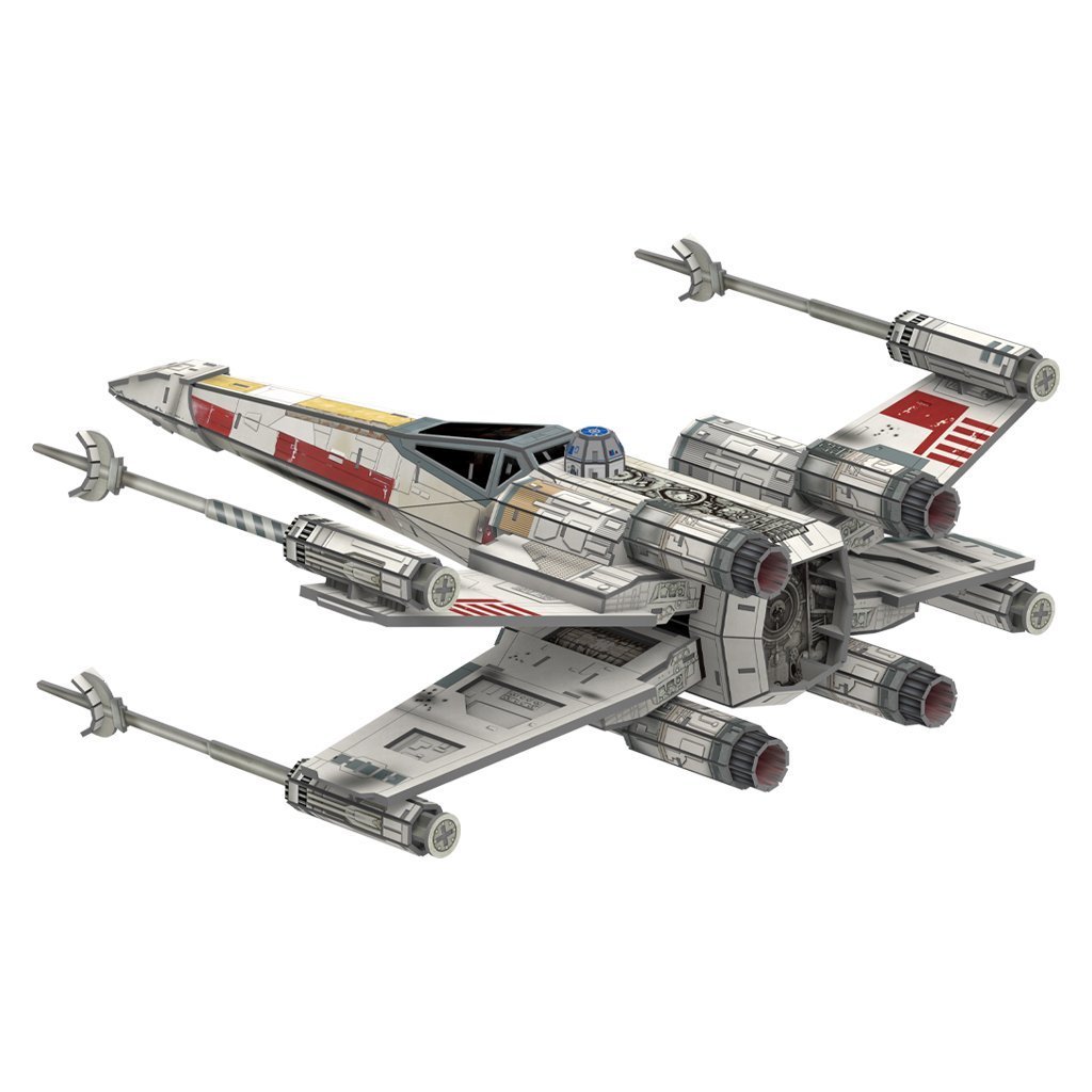 Star Wars T-65 X-Wing Starfighter Paper Model Kit4D Puzzle | 4D Cityscape4D Puzz