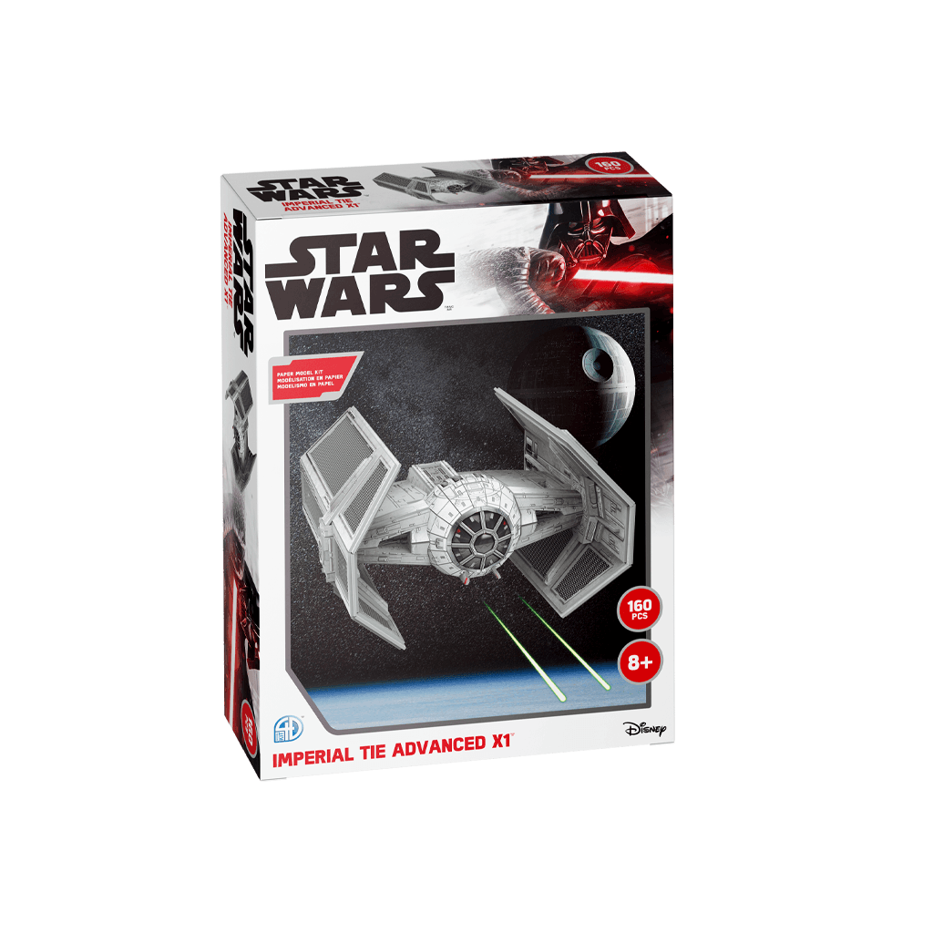 Star Wars TIE Advance x1 Paper Model Kit4D Puzzle | 4D Cityscape4D Puzz