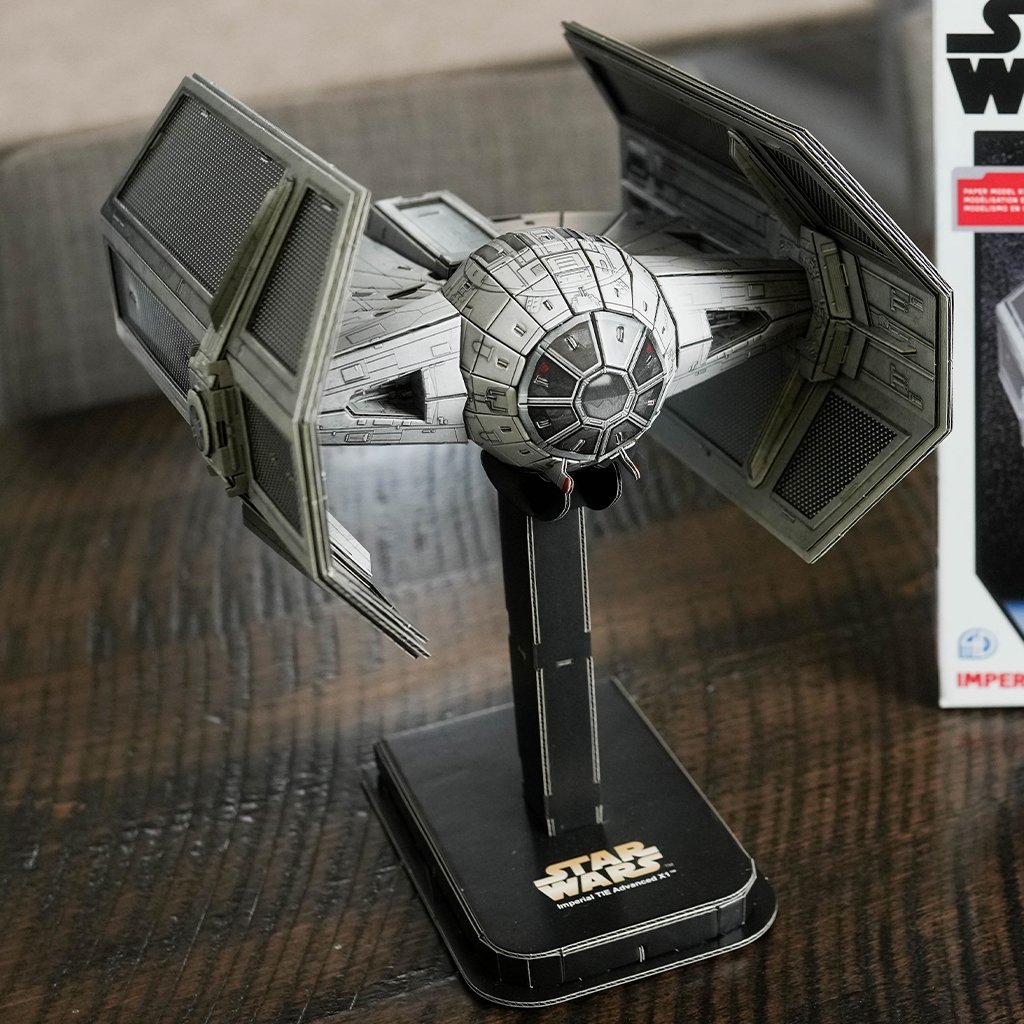 Star Wars TIE Advance x1 Paper Model Kit4D Puzzle | 4D Cityscape4D Puzz