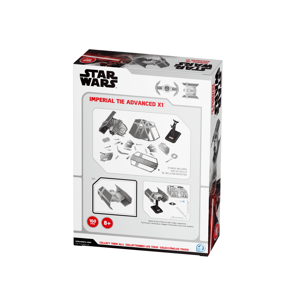 Star Wars TIE Advance x1 Paper Model Kit4D Puzzle | 4D Cityscape4D Puzz