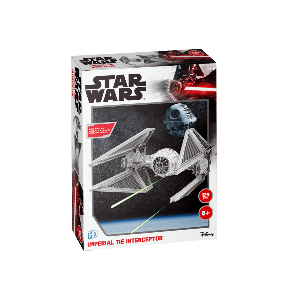 Star Wars TIE/IN Interceptor Fighter Paper Model Kit4D Puzzle | 4D Cityscape4D Puzz