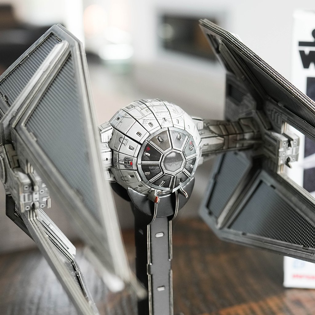 Star Wars TIE/IN Interceptor Fighter Paper Model Kit4D Puzzle | 4D Cityscape4D Puzz