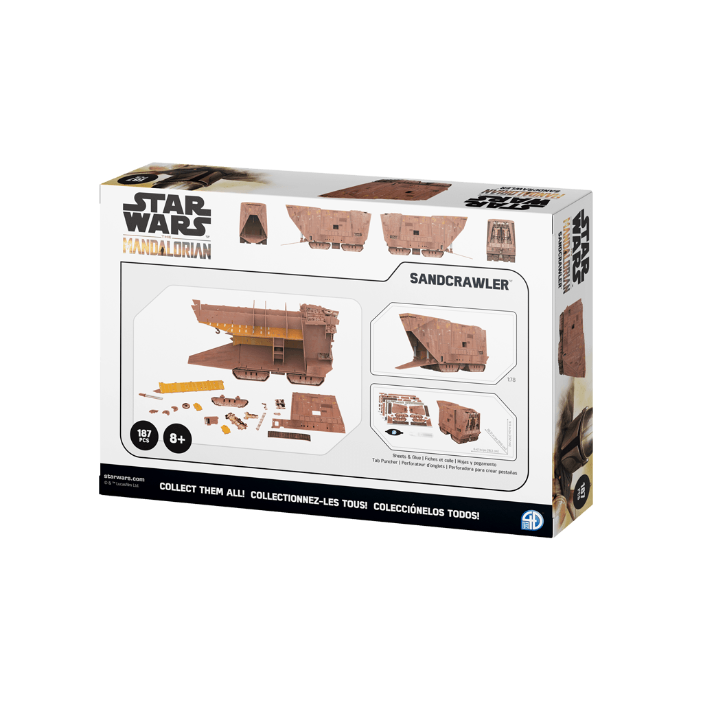 The Mandalorian Sandcrawler Paper Model Kit4D Puzzle | 4D Cityscape4D Puzz