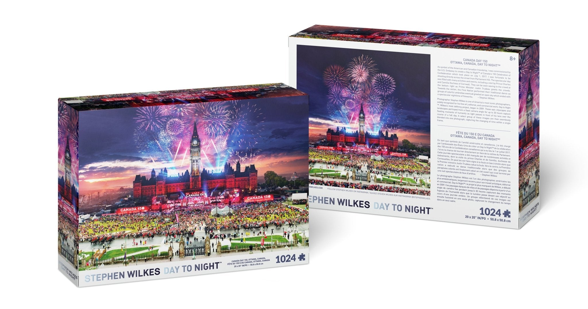 10013 Stephen Wilkes Canada Day 150, Ottawa, Day to Night™ - 4D Puzzle | 4D Cityscape - 4DPuzz
