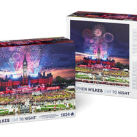 10013 Stephen Wilkes Canada Day 150, Ottawa, Day to Night™ - 4D Puzzle | 4D Cityscape - 4DPuzz