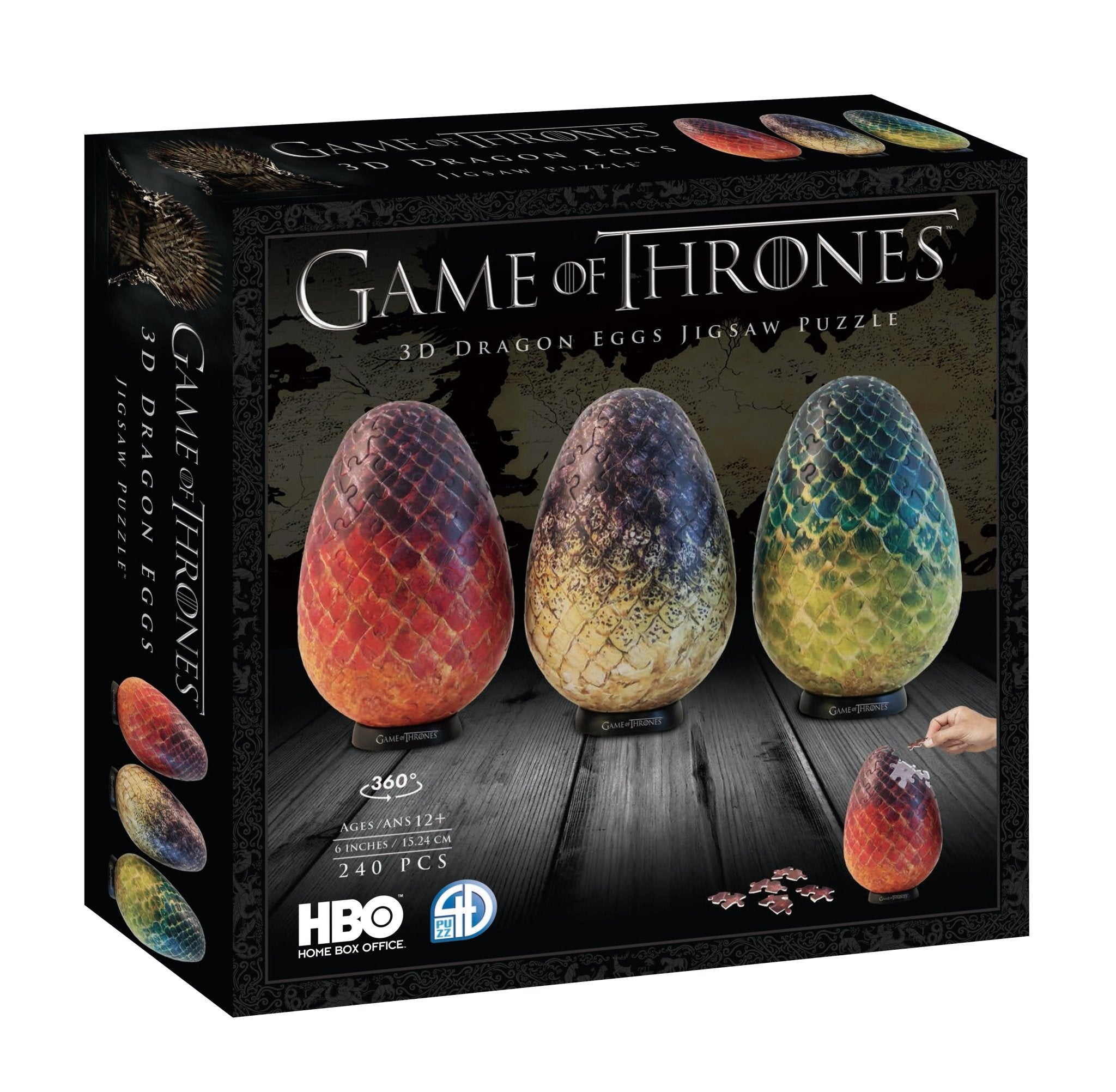 3D Game of Thrones Dragon Eggs Puzzle - 4DPuzz - 4DPuzz
