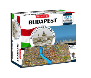 4D Cityscape Budapest Time Puzzle - 4DPuzz - 4DPuzz