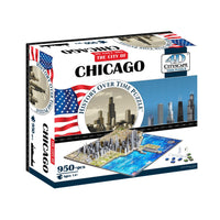 4D Cityscape Chicago Time Puzzle - 4DPuzz - 4DPuzz