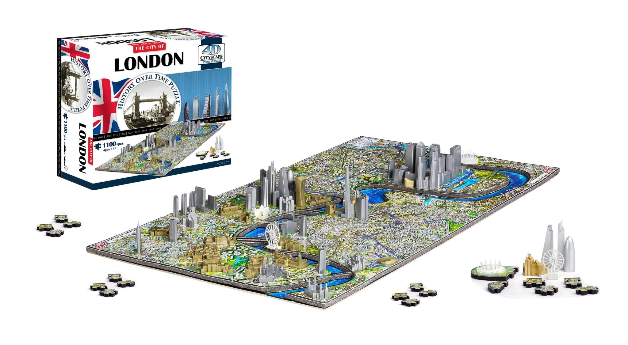 4D Cityscape London Time Puzzle - 4DPuzz - 4DPuzz
