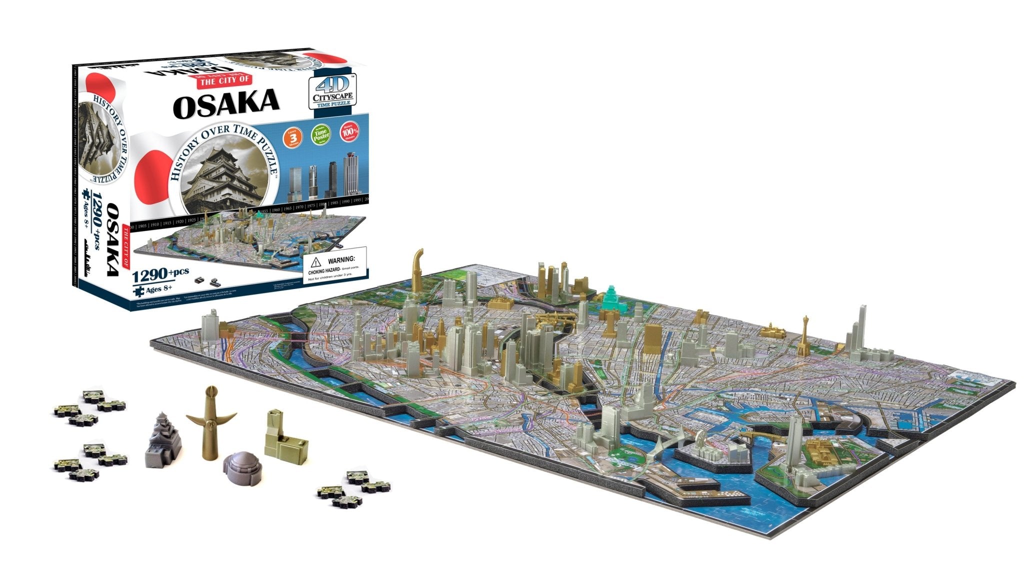 4D Cityscape Osaka Time Puzzle