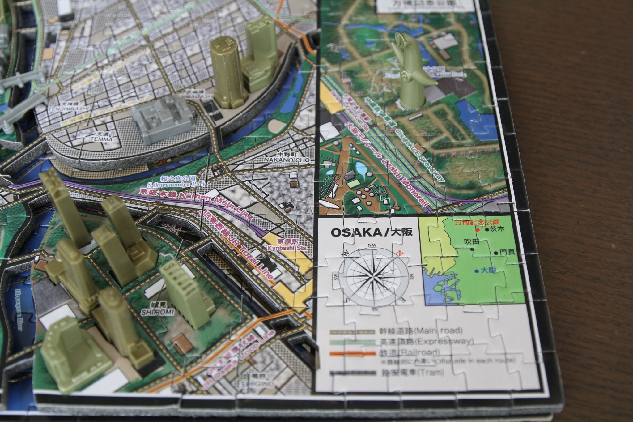 4D Cityscape Osaka Time Puzzle - 4DPuzz - 4DPuzz
