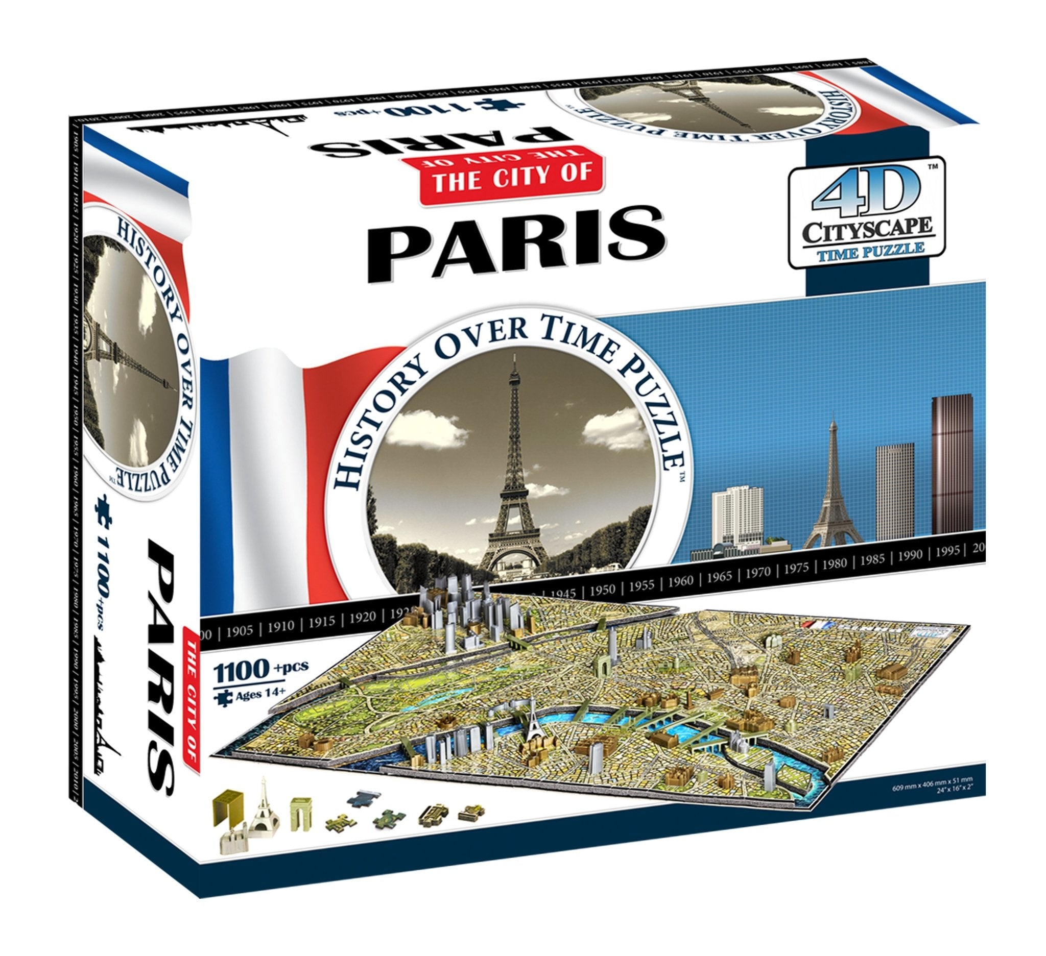 4D Cityscape Paris Time Puzzle - 4DPuzz - 4DPuzz
