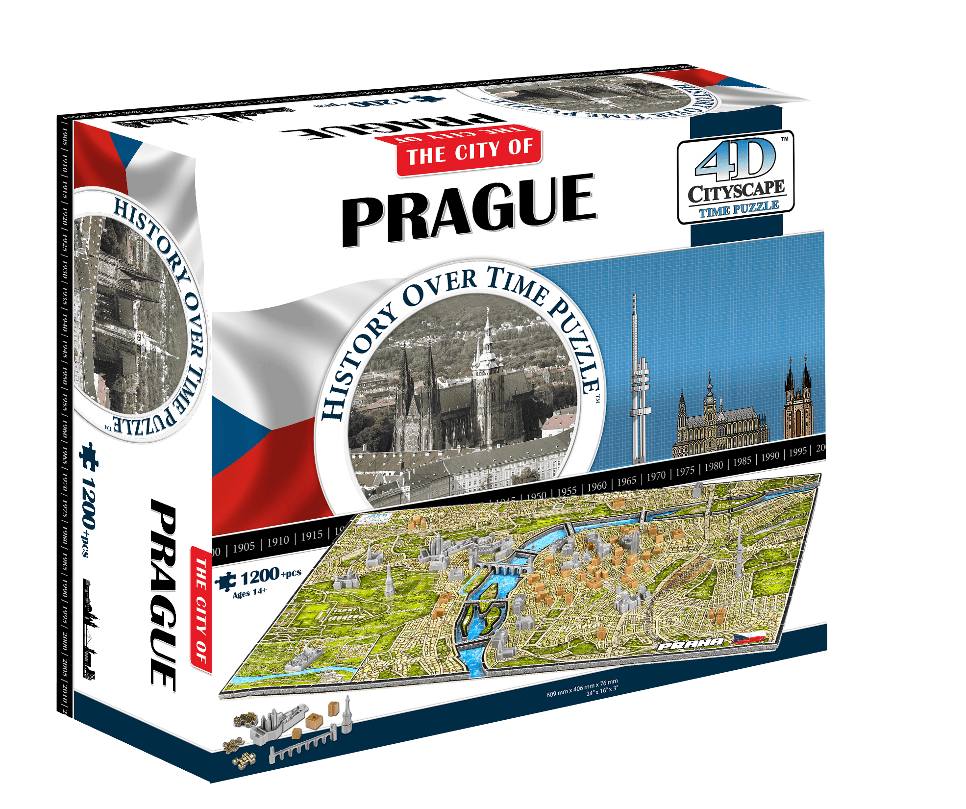 4D Cityscape Prague Time Puzzle - 4DPuzz - 4DPuzz
