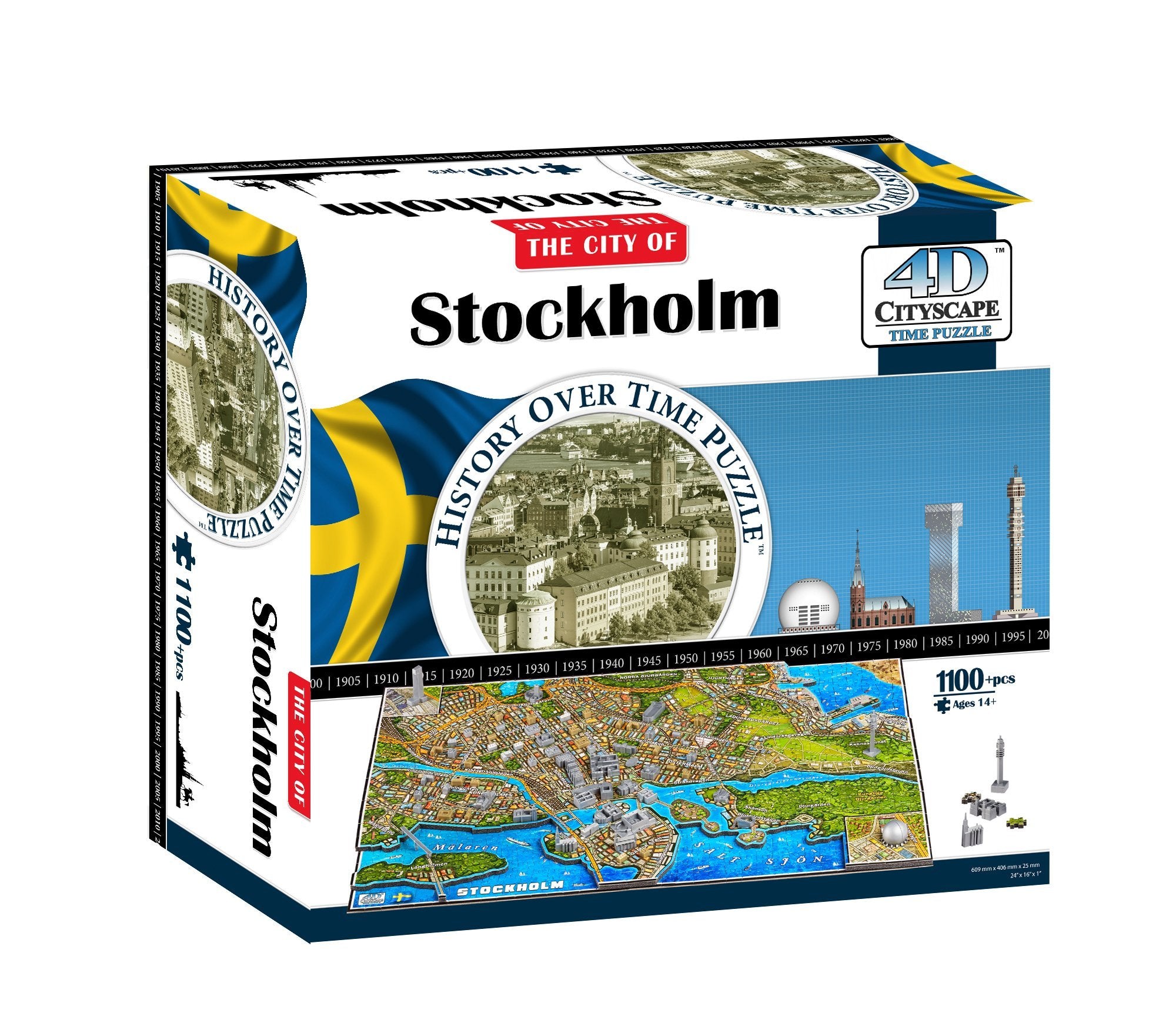 4D Cityscape Stockholm Puzzle - 4DPuzz - 4DPuzz
