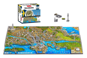 4D Cityscape Stockholm Puzzle - 4DPuzz - 4DPuzz