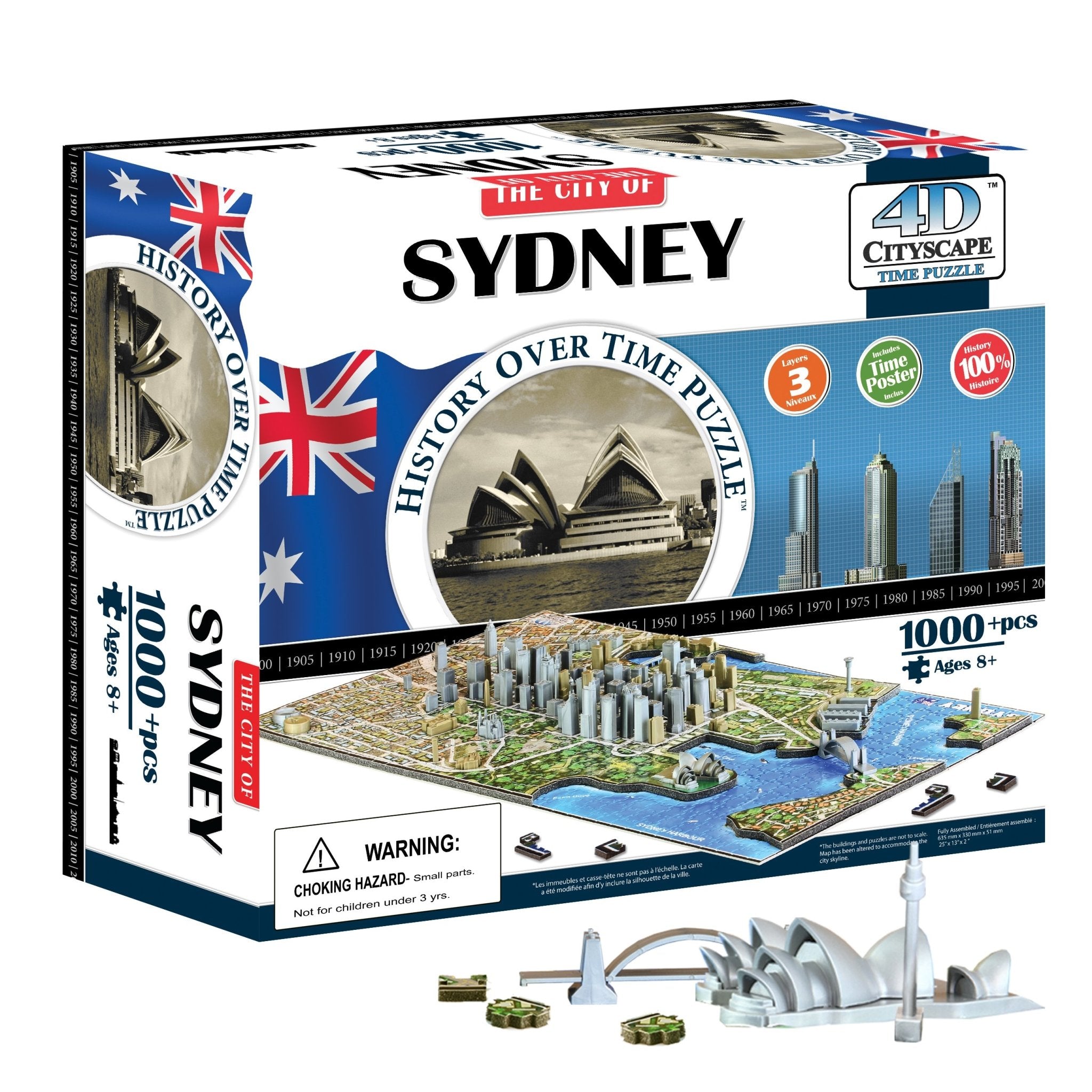 4D Cityscape Sydney Time Puzzle - 4DPuzz - 4DPuzz
