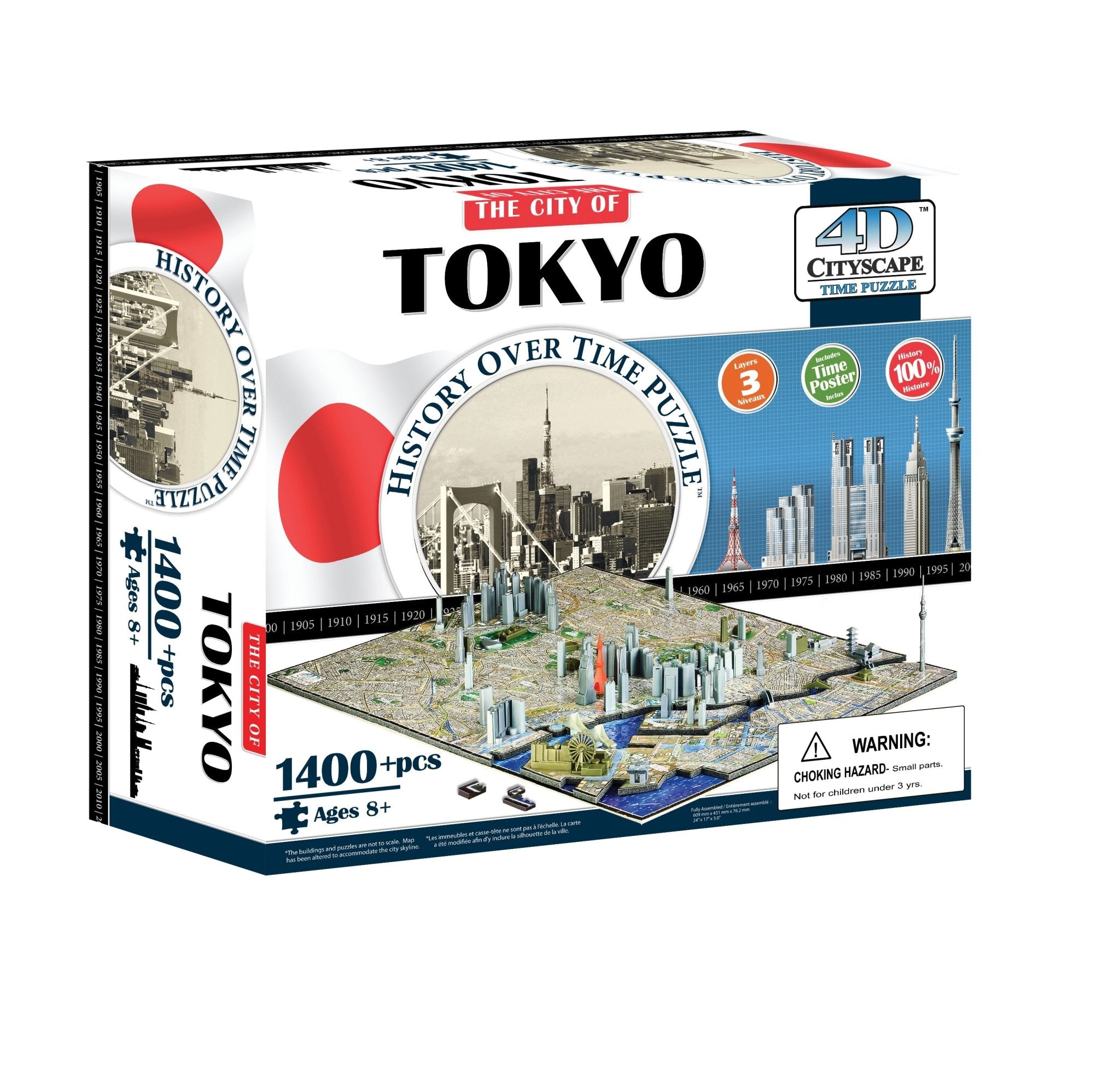 4D Cityscape Tokyo Time Puzzle - 4DPuzz - 4DPuzz
