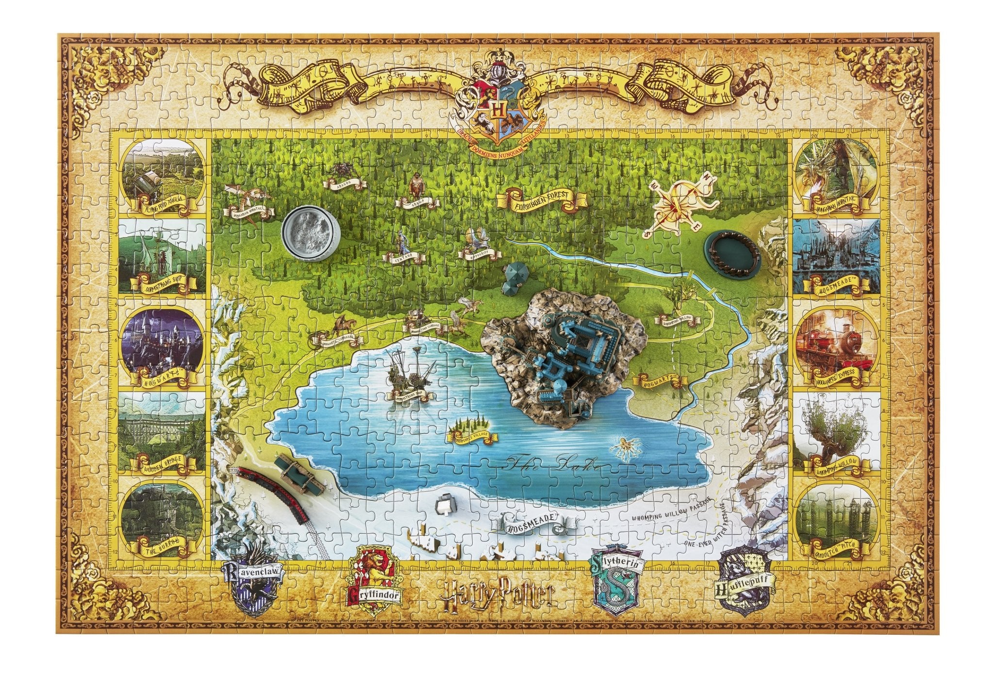 4D Harry Potter Puzzle of Hogwarts (543 PCS) - 4DPuzz - 4DPuzz
