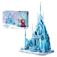 Frozen Ice Palace Model Kit - 4D Puzzle | 4D Cityscape | Collectible Puzzles - 4DPuzz
