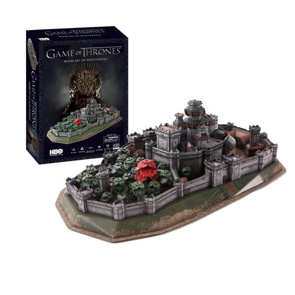 Game of Thrones Winterfell Model Kit - 4D Puzzle | 4D Cityscape | Collectible Puzzles - 4DPuzz