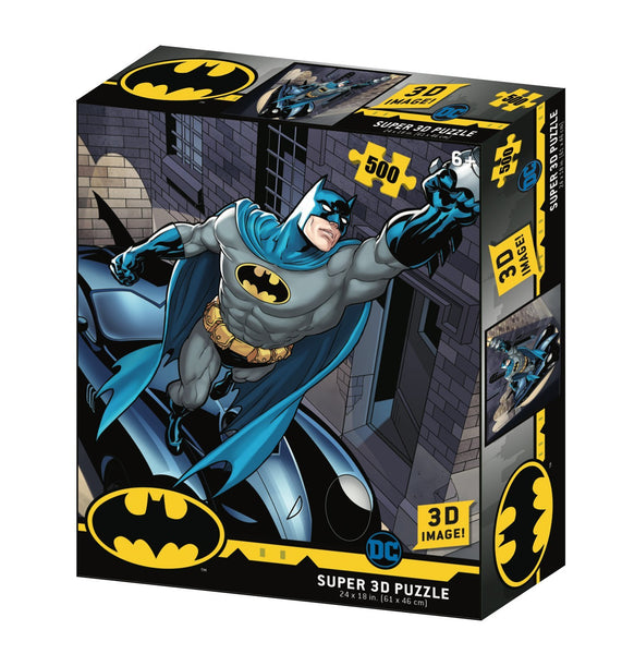 Lenticular 3D Puzzle: Batman Soaring - 4DPuzz - 4DPuzz