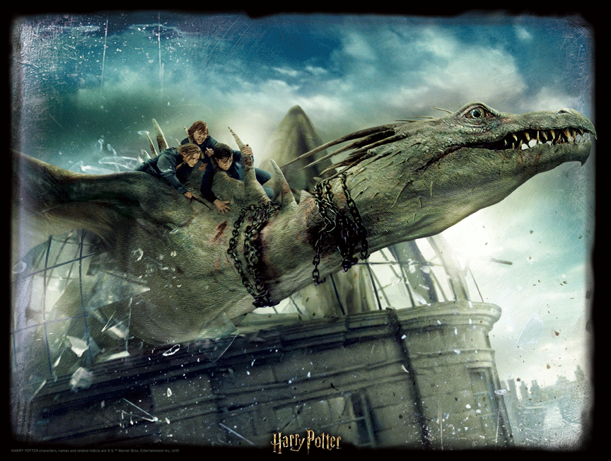Lenticular 3D Puzzle: Harry Potter Dragon - 4DPuzz - 4DPuzz
