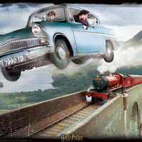 Lenticular 3D Puzzle: Harry Potter Ford Anglia - 4DPuzz - 4DPuzz