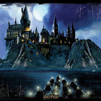 Lenticular 3D Puzzle: Harry Potter Hogwarts at Night - 4DPuzz - 4DPuzz