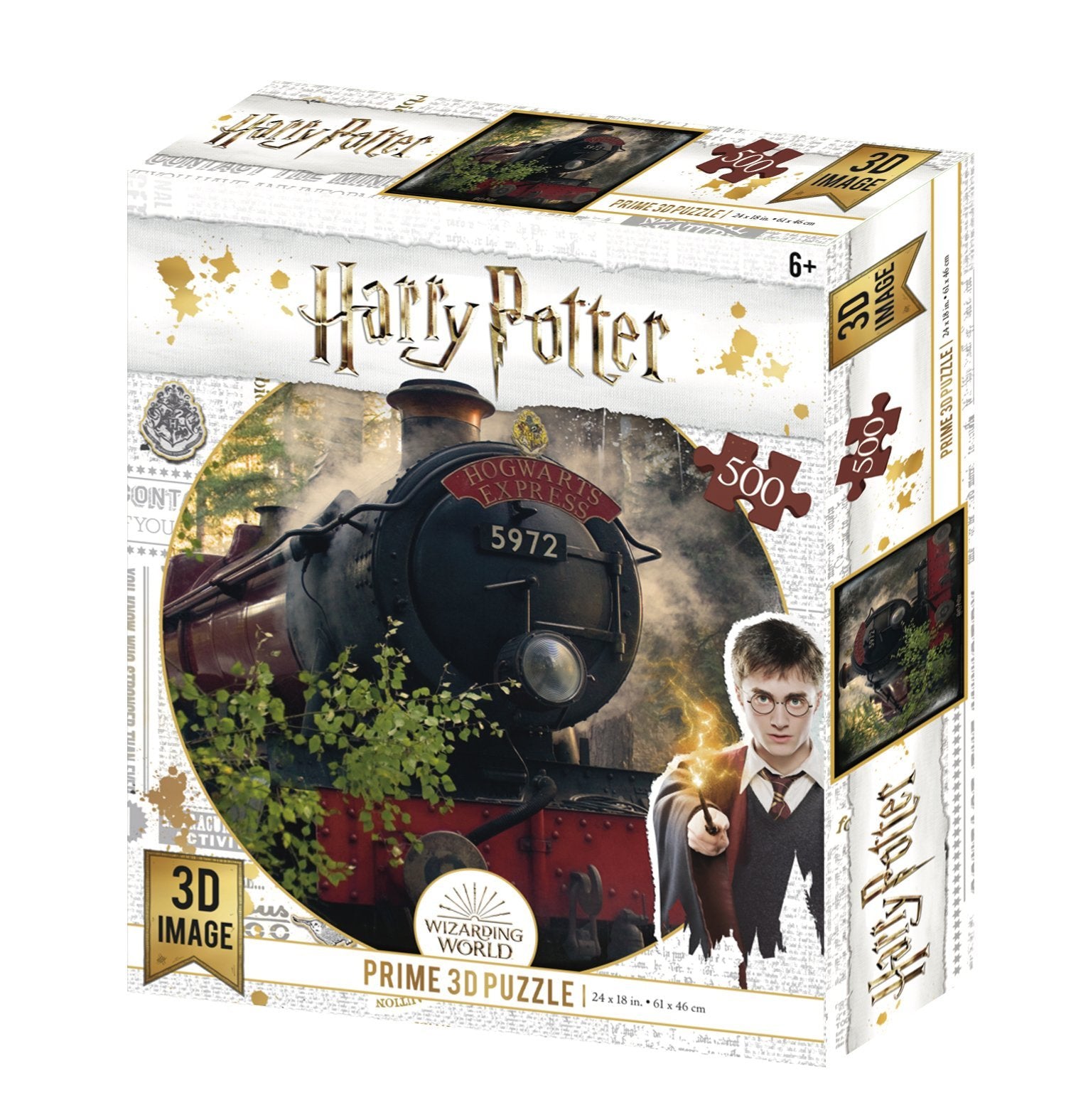 Lenticular 3D Puzzle: Harry Potter Hogwarts Express - 4DPuzz - 4DPuzz