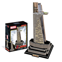 Marvel Avengers Stark Tower Model Kit - 4D Puzzle | 4D Cityscape | Collectible Puzzles - 4DPuzz