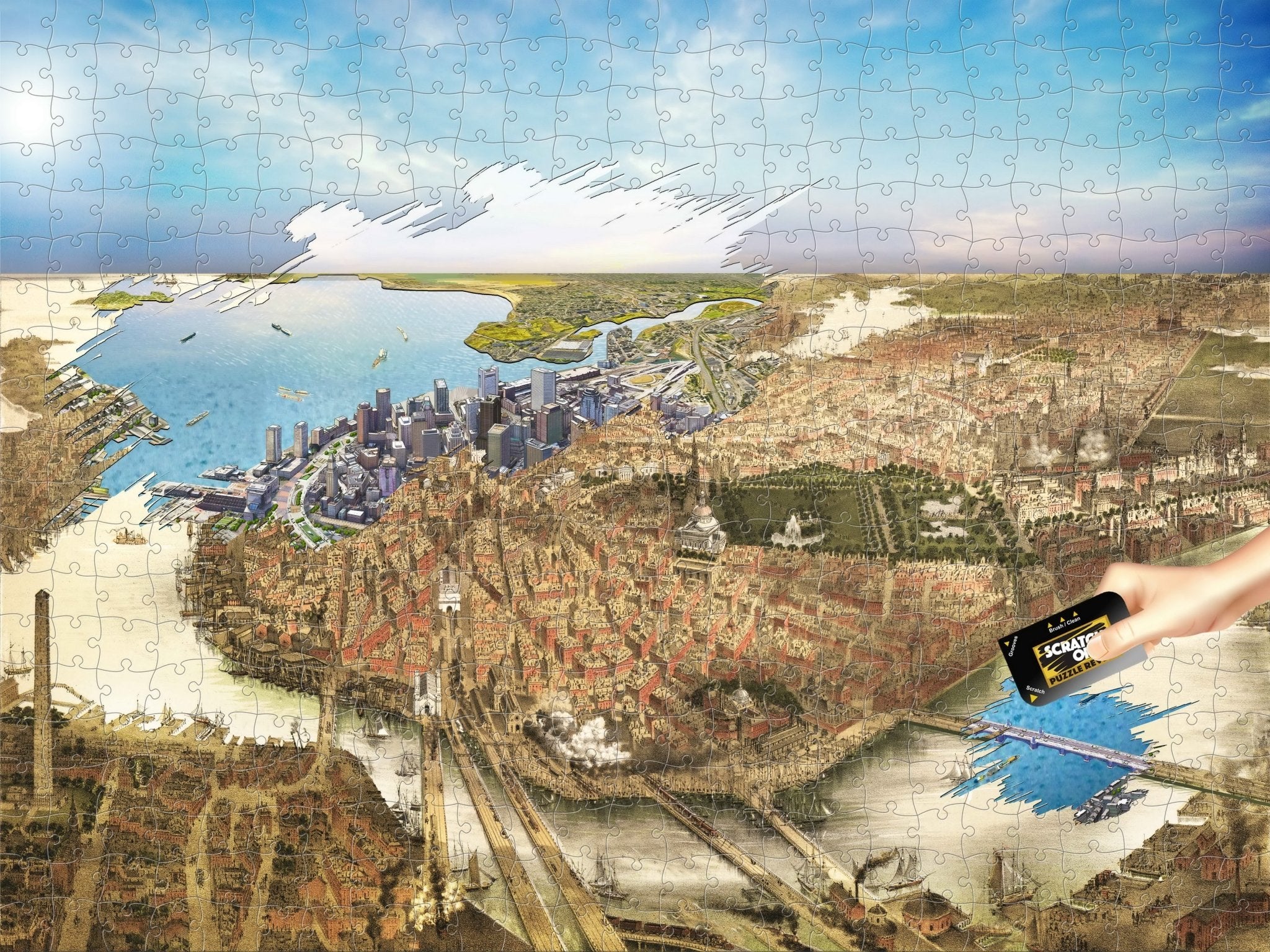 Scratch OFF History Puzzle : Boston - 4DPuzz - 4DPuzz
