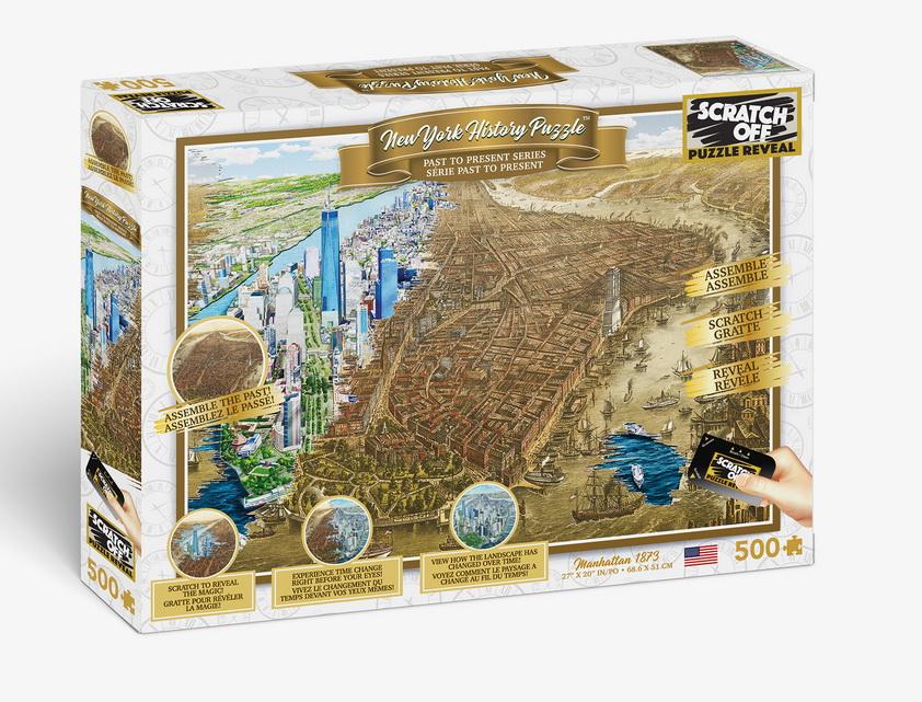 Scratch OFF History Puzzle : New York - 4DPuzz - 4DPuzz