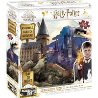 Scratch OFF Puzzle Harry Potter Hogwarts Day to Night - 500 PCS - 4DPuzz - 4DPuzz