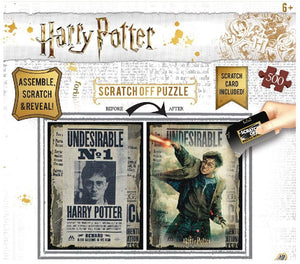 Scratch OFF Puzzle Harry Potter Wanted - 4DPuzz - 4DPuzz