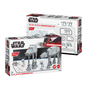 Star Wars AT-AT, AT-ST, Snowspeeder Set4D Puzzle | 4D Cityscape4D Puzz